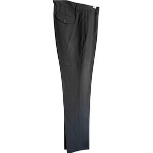 THEORY | 90s Vintage Mid-Rise Stretch Wool Straight Leg Trousers Pants | Size 6